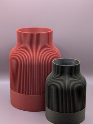 Silas Ribbed Vase