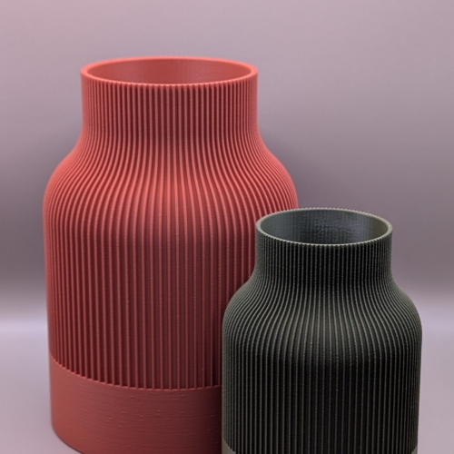 Silas Ribbed Vase