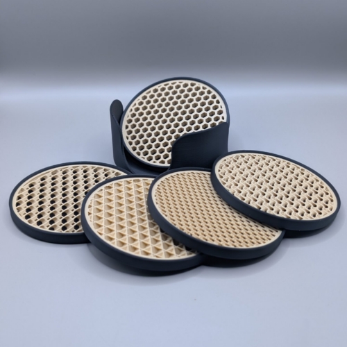 Lattice Infill Coasters